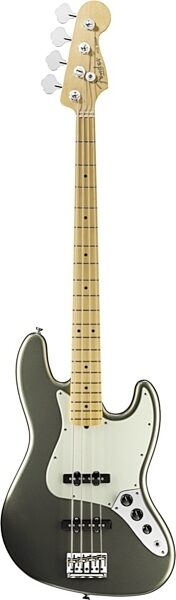 Fender American Standard Jazz Electric Bass, Rosewood Fingerboard with Case, Jade Pearl