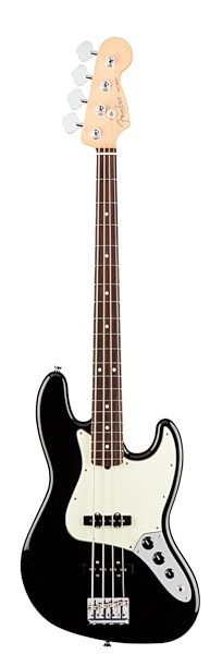 Fender American Pro Jazz Electric Bass, Rosewood Fingerboard (with Case), Black