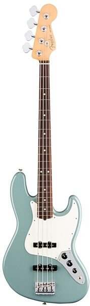Fender American Pro Jazz Electric Bass, Rosewood Fingerboard (with Case), Sonic Gray