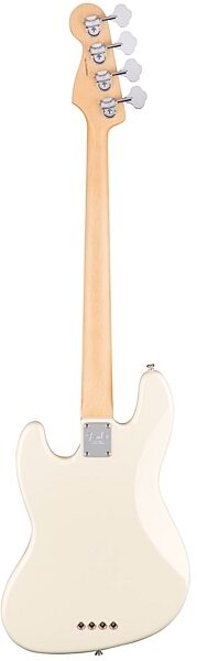 Fender American Pro Jazz Electric Bass, Maple Fingerboard (with Case), Olympic White Back