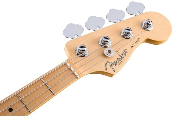 Fender American Pro Jazz Electric Bass, Maple Fingerboard (with Case), Olympic White View 5