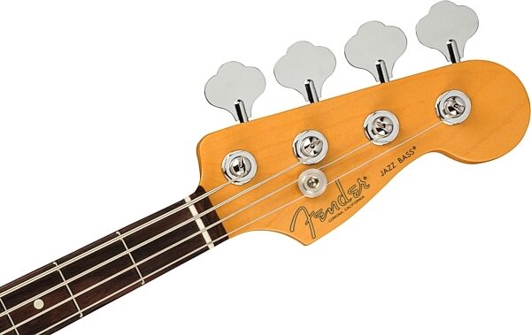 Fender American Professional II Jazz Bass, Rosewood Fingerboard (with Case), Black, Open Box (Very Good), Action Position Back