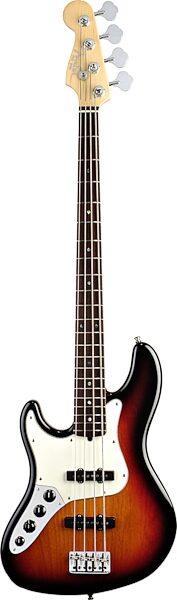 Fender American Deluxe Jazz Left-Handed Electric Bass (with Case), Main