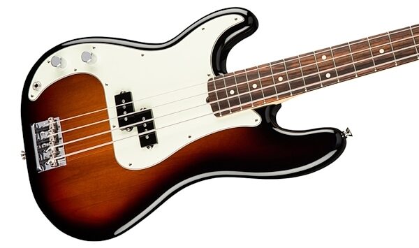 Fender American Pro P Electric Bass, Left-Handed (Rosewood Fingerboard, with Case), View 2