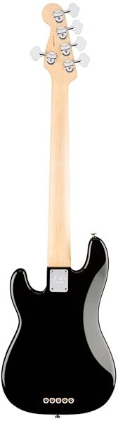 Fender American Pro Precision V Electric Bass, 5-String (Maple Fingerboard, with Case), Black Back