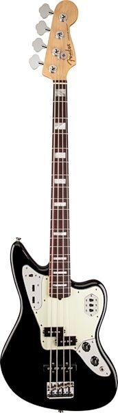Fender American Standard Jaguar Electric Bass (with Case), Black