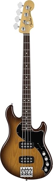 Fender American Deluxe Dimension IV HH Electric Bass, Rosewood Fingerboard (with Case), Violin Burst