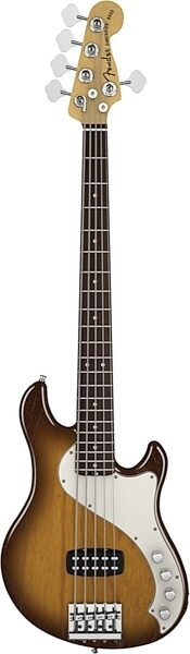 Fender American Deluxe Dimension V Electric Bass, Rosewood Fingerboard (with Case), Violin Burst