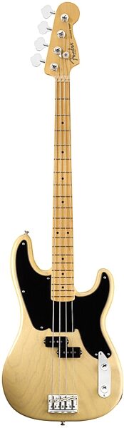 Fender 60th Anniversary Precision Electric Bass (Maple, with Case), Blackguard Blonde