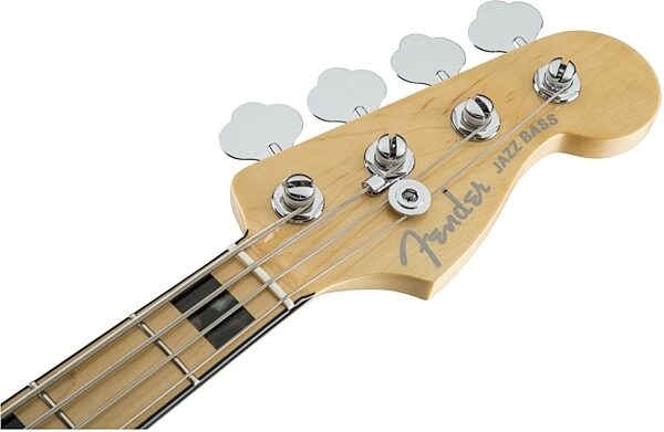 Fender American Elite Jazz Bass (Maple, with Case), Black Headstock