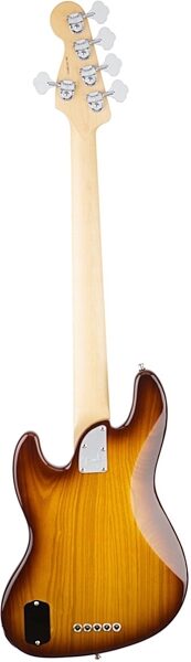 Fender American Elite V Jazz Bass, 5-String (Maple, with Case), Tobacco Burst Back