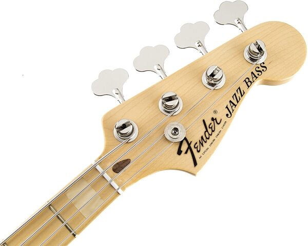 Fender USA Geddy Lee Jazz Electric Bass, Maple Fingerboard (with Case), Black, USED, Blemished, Action Position Back