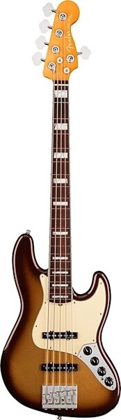 Fender American Ultra Jazz V Electric Bass, 5-String, Rosewood Fingerboard (with Case), Main