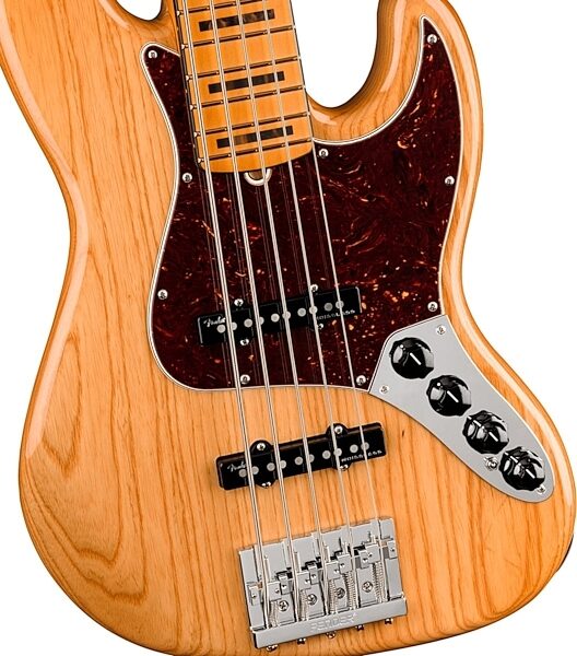 Fender American Ultra Jazz V Electric Bass, Maple Fingerboard (with Case), View