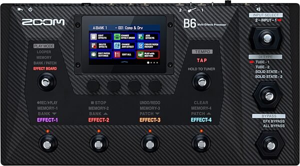 Zoom B6 Bass Multi-Effects Processor, New, Main