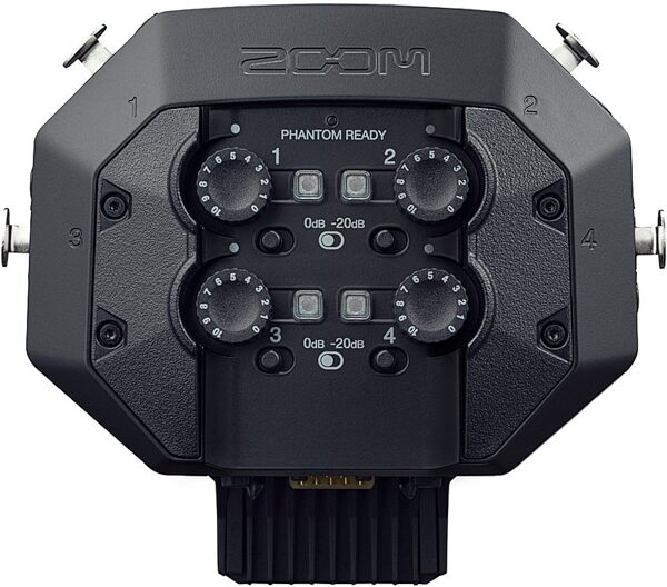 Zoom EXH-8 4-Channel XLR Expander Capsule for H8, New, Action Position Back