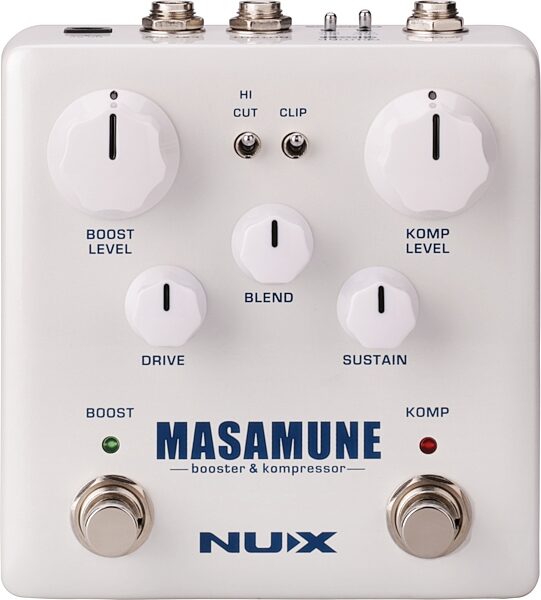 NUX Masamune 2-in-1 Compressor and Boost Pedal, Main