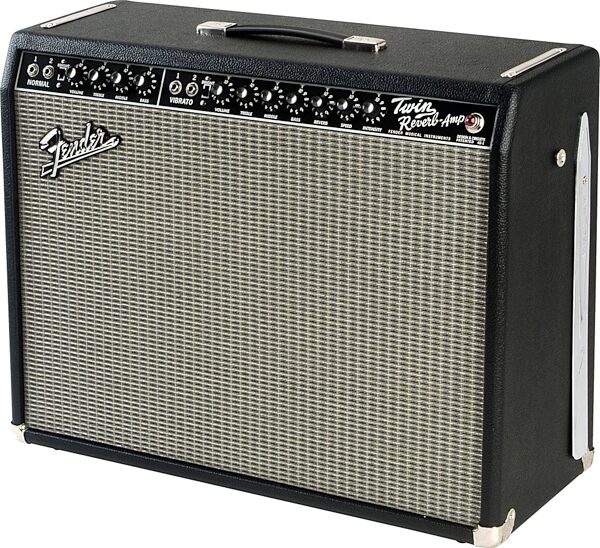 Fender '65 Twin Reverb Vintage Reissue Guitar Combo Amplifier (85 Watts, 2x12"), New, Right Angle View