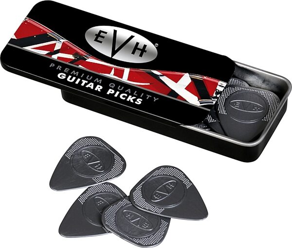 EVH Eddie Van Halen Premium Tin Picks (.60 mm), 12-Pack, Main