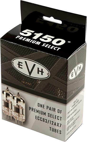 EVH Eddie Van Halen ECC83/12AX7 Preamp Tubes, Pair, Action Position Back