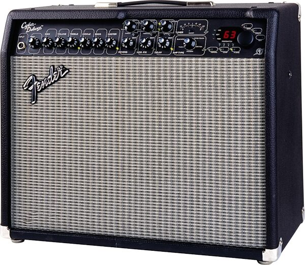 Fender Cyber-Deluxe Guitar Amplifier (65W, 1x12), Angle