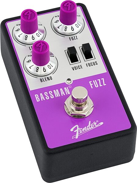 Fender Bassman Fuzz Bass Pedal, New, Action Position Back