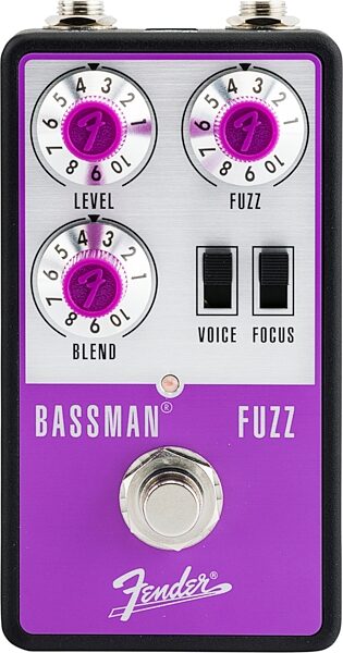 Fender Bassman Fuzz Bass Pedal, New, Action Position Back