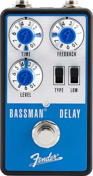 Fender Bassman Delay Bass Pedal, New, Action Position Back