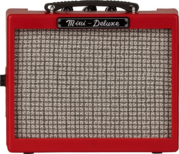 Fender Mini Deluxe Battery Amp, Texas Red, 1 Watt, Action Position Back