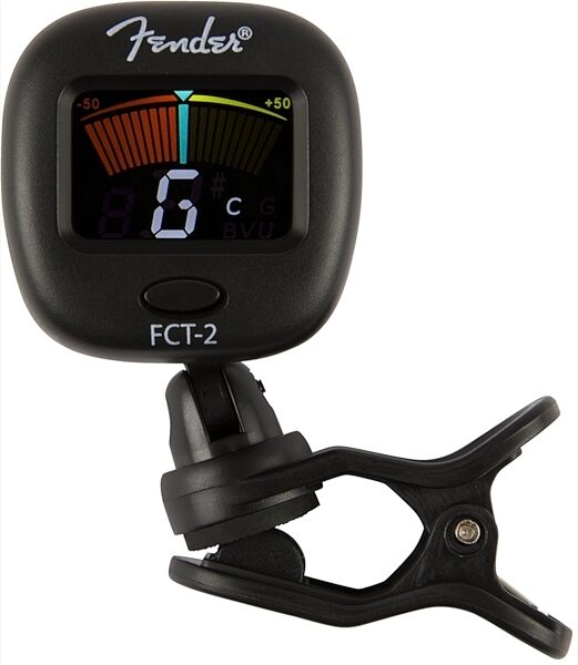 Fender FCT2 Pro Color Clip-On Digital Chromatic Tuner, ve