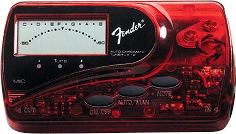Fender LX12 Chromatic Tuner, Red