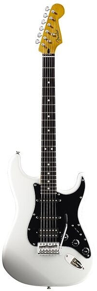 Fender Modern Player Stratocaster HSS Electric Guitar, with Rosewood Fingerboard, Olympic White