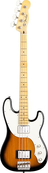 Fender Modern Player Telecaster Electric Bass with Maple Neck, 2-Tone Sunburst