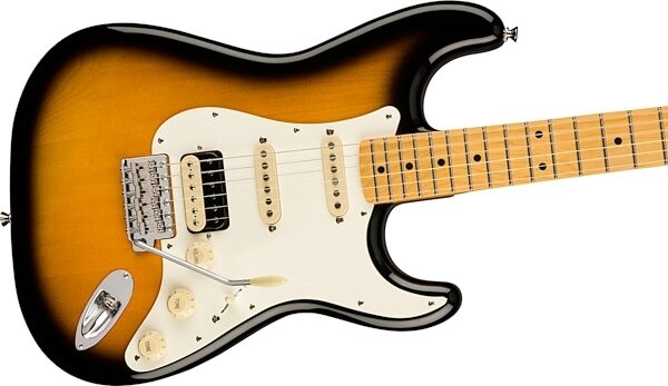 Fender JV Modified '50s Stratocaster HSS Electric Guitar, with Maple Fingerboard (and Gig Bag), Action Position Back