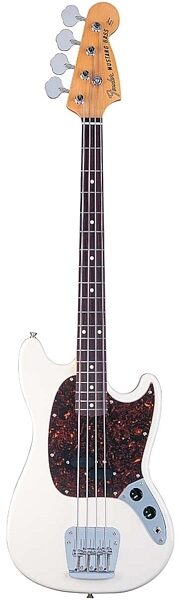 Fender Mustang Electric Bass, Vintage White