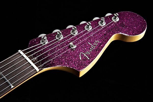 Fender J Mascis Jazzmaster Electric Guitar, Neck Closeup