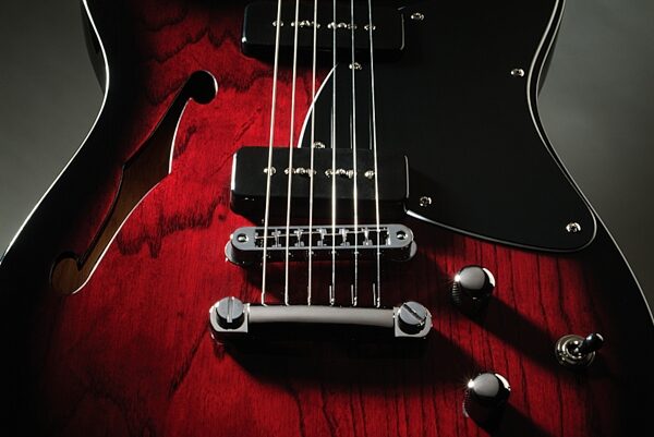 Fender TC90 Semi-Hollow Thinline Electric Guitar, Close-up 4