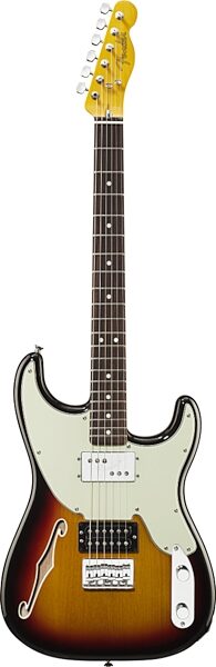 Fender Pawn Shop 72 Electric Guitar (with Gig Bag, Rosewood Fretboard), 3-Tone Sunburst