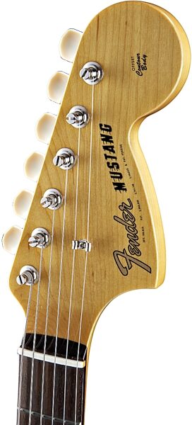 Fender 65 Mustang Reissue Electric Guitar, Headstock
