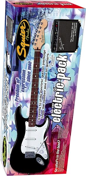 Squier SE100 Electric Guitar Package, Box View