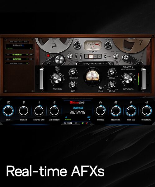 Antelope Audio Goliath HD Gen 3 Thunderbolt and USB 3.0 Audio Interface with Edge Duo Mic, Effect Control Panel