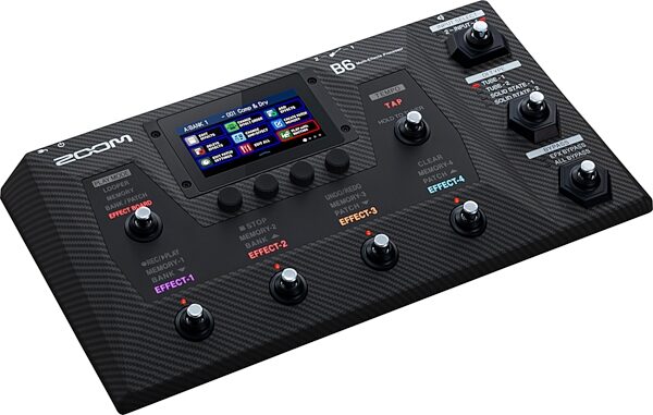 Zoom B6 Bass Multi-Effects Processor, New, Action Position Back