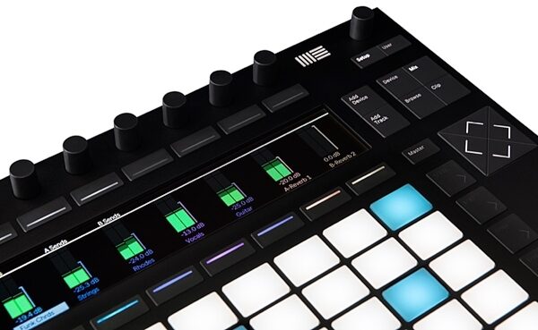 Ableton Push 2 Controller for Ableton Live, Warehouse Resealed, Closeup