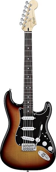 Squier Vintage Modified Strat Electric Guitar, 3-Color Sunburst