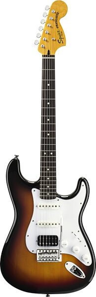 Squier Vintage Modified Stratocaster HSS Electric Guitar with Rosewood Fingerboard, 3-Color Sunburst