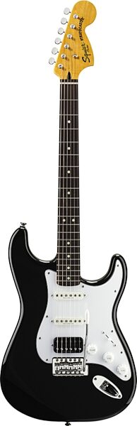 Squier Vintage Modified Stratocaster HSS Electric Guitar with Rosewood Fingerboard, Black