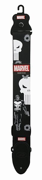 Peavey Marvel Superheroes Guitar Straps, Punisher Nylon