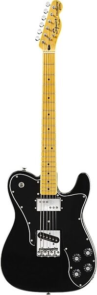 Squier Vintage Modified Telecaster Custom Electric Guitar, with Maple Fingerboard, Black