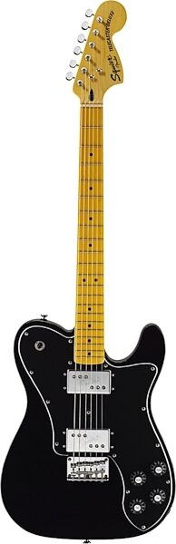 Squier Vintage Modified Telecaster Deluxe Electric Guitar, with Maple Fingerboard, Black