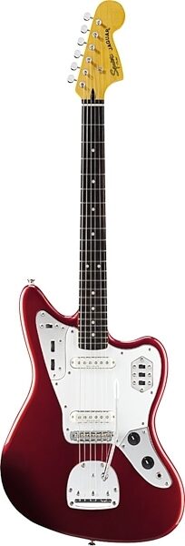 Squier Vintage Modified Jaguar Electric Guitar, with Rosewood Fingerboard, Candy Apple Red